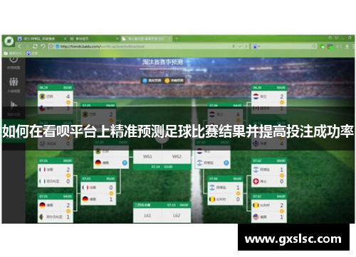 如何在看呗平台上精准预测足球比赛结果并提高投注成功率